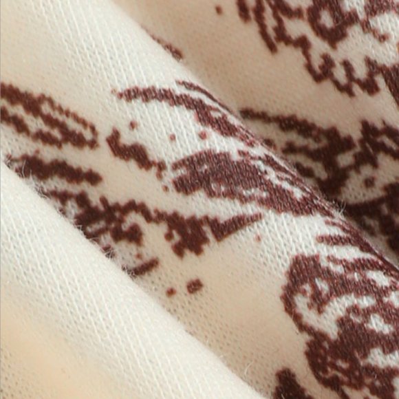 Brown and Beige Spaghetti Strap Bodysuit - Picture 5 of 5